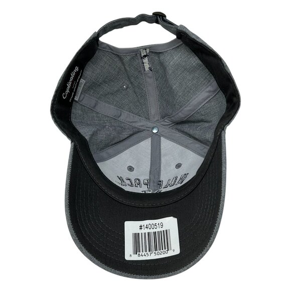 Captivating Wolf Pack N Nevada Adjustable Strapback Hat Gray Blue Embroidered - Picture 9 of 13